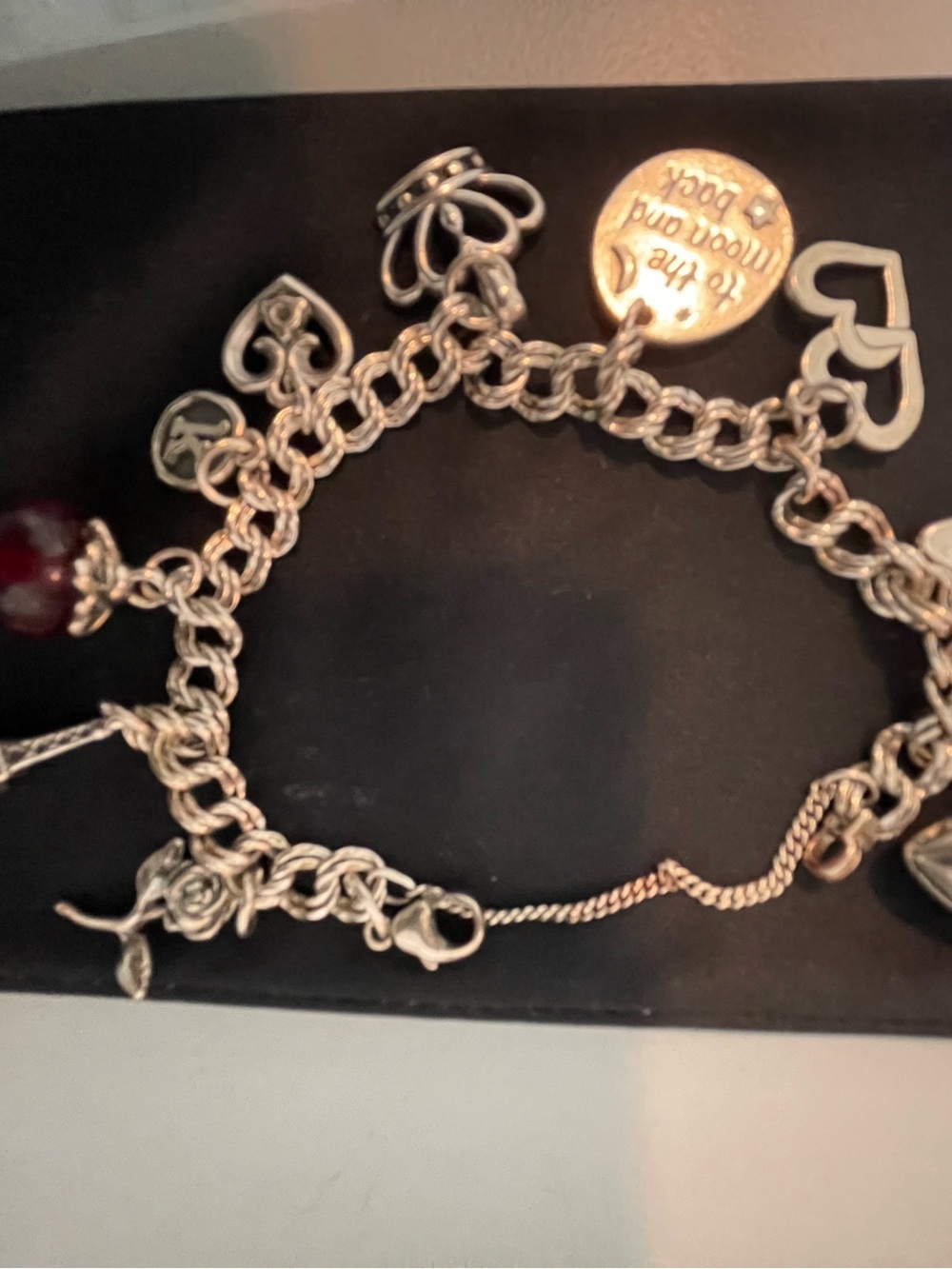 Authentic James Avery silver charm bracelet with 10 JA charms! - Picture 5 of 7